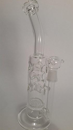 12.25" Clear Honeycomb and Fab Perc Glass Burner