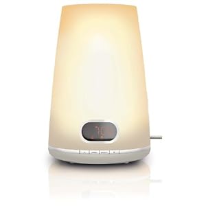 Philips - HF3470/00 - Eveil lumière, lampe halogène, 300 Lux, 2 sons, raadio FM