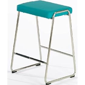 Metal Frame Faux Leather Bar Stool - Apollo by Furniture