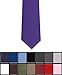 Solid Color Silk Zipper Ties