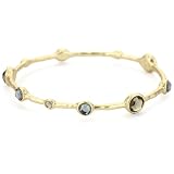 RAIN Hematite-Color Single Bangle Bracelet