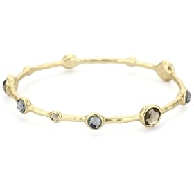 RAIN Hematite-Color Single Bangle Bracelet