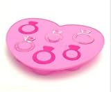Lovely Ring Shape soft Ice cube Tray - Pink by ASTRONTEK