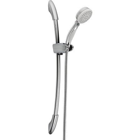 Delta Faucet 51504-WC Universal Showering Components ActivTouch Slide Bar Handshower, Chrome/White