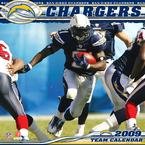 San Diego Chargers 2009 Wall Calendar