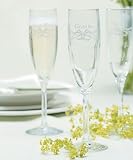 Bulk White Wedding Flute - Best Man Inscription