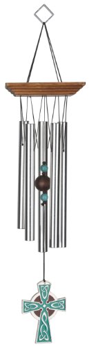 Woodstock Celtic Cross Windchime, 17-Inch Long Woodstock Celtic Cross Windchime, 17-Inch Long