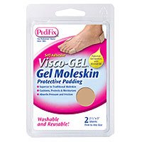 HealthPersonalCare: Visco Gel Moleskin Pedifix Protective Padding   2 Pack