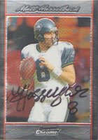 Matt Hasselbeck, Seattle Seahawks, 2007 Bowman Chrome Autographed Card