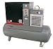 - Chicago Pneumatic Quiet Rotary Screw Air Compressor with Dryer - 20 HP, 230 Volts, 3 Phase, Model# QRS20HPD-125
