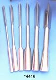 6 Piece Stainless Steel Garnishing Carving Set in Vinyl Zippered Case by Harold Import
