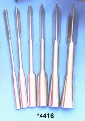 6 Piece Stainless Steel Garnishing Carving Set in Vinyl Zippered Case by Meat Carving Sets