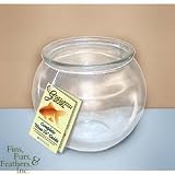 Pet Supplies : Imagine Gold Round Fish Bowl 1/2 Gallon