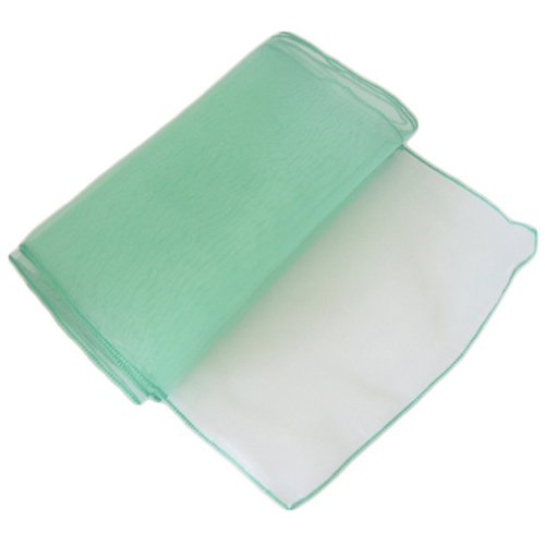 OurWarm Mint Green Organza Table Runner 12