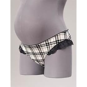A Pea in the Pod Collection: Striped Maternity Bikini Panties