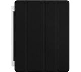 Leder Smart Cover - schwarz
