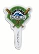 Colorado Rockies Baseball Cupcake Picks - 12ct