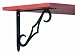 John Sterling RP-0090-10BK Colonial Shelf Bracket, 10-Inch, Black