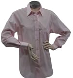 Foxcroft Wrinkle Free Solid Shirt, Basic Fit, Pink, Women's Sizes 14W-24W