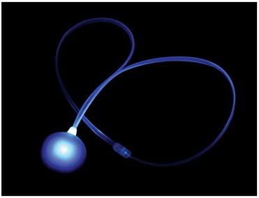 Blue LED Sound Reactive Necklace