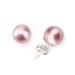 'Olive n Figs' Sterling Silver Crystal Pearl Stud Earring - Rose (8mm) - MADE WITH SWAROVSKI ELEMENTS