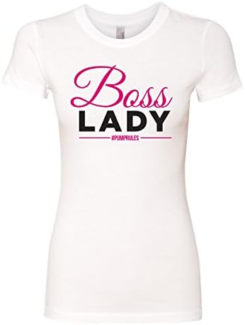 Vanderpump Rules Women's Boss Lady T-Shirt White Medium