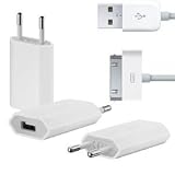 Produkt-Bild: Iprotect USB Ladekabel f&uuml;r Apple  iPhone 4 / 4S / 3G / 3GS / iPod