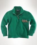 Ralph Lauren Boys Stampede Zip-neck Sweater