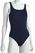 Speedo Women's Aquatic Endurance+ Polyester Solid Vanquisher Keyhole Back Swimsuit