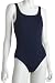 Speedo Women's Aquatic Endurance+ Polyester Solid Vanquisher Keyhole Back Swimsuit