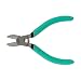 Xcelite S54NKS Diagonal Lead Cutter with Handle Coil Spring, Semi Flush Jaw, 5" Length, 49/64" Jaw Length, Green Cushion Grip Handle