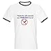 all natural no steroids Yellow Ringer T by CafePress
