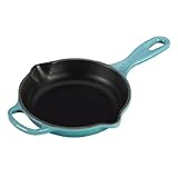 Le Creuset LS2024-1617 Signature Iron Handle Skillet, 6-1/3-Inch, Caribbean