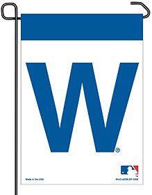 Chicago Cubs 11x15 Garden Flag - W Flag