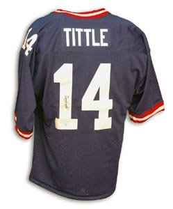 Y.A. Tittle Signed New York Giants Jersey
