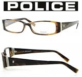 【POLICE 】ポリス メガネ V1542J col.B42 伊達メガネレンズセット 【正規品】