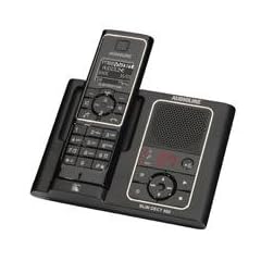 Audioline SLIM DECT 580 Strahlungsarmes DECT-/GAP-Telefon mit integriertem Anrufbeantworter
