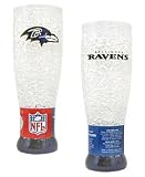 Baltimore Ravens Crystal Pilsner Glass