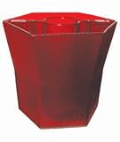 BRELLA VASE - 5 inch Set - Translucent - Wildflower Red - Patio Umbrella Vase - 12 Pack