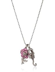 Borgioni Rose and Scorpion Charm Necklace