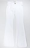 Current Elliott womens sugar low bell white flared jeans 25