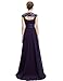 Ever Pretty Chiffon Sexy V-neck Ruched Empire Line Evening Dress 09672