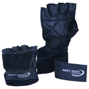Best Body Nutrition - Top Profi Handschuhe mit Bandage schwarz