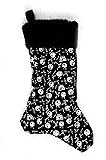 Disney Nightmare Before Christmas Jack Skellington Christmas Stocking Glows in the Dark