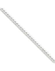 14k WG 5.2mm Flat Curb Chain
