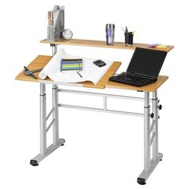 Safco Height Adjustable Split Level Drafting Table