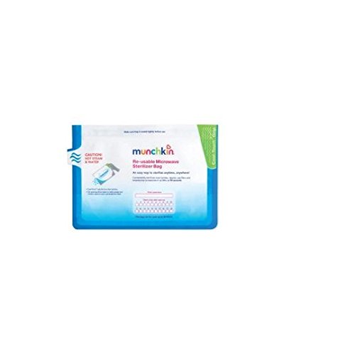 Munchkin Steam Guard Microwave Sterilizer Bags, White -