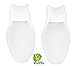 Rami Naturals Gel Toe Separators- Bonus Beauty Recipes - Bunion Spacers Straightener Corrector (White)
