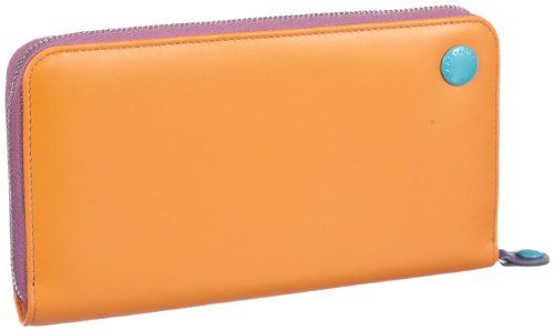 Gabs GMONEY GMONEY7-1, Damen Portemonnaies, Orange (arancio+viola 2416), 33x15x32 cm (B x H x T)