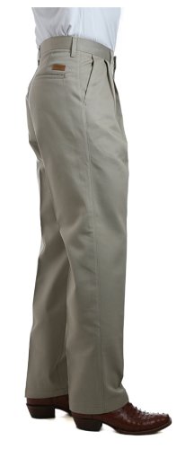 Men's Wrangler Riata Pleated Front Casual Pants 36 Inseam